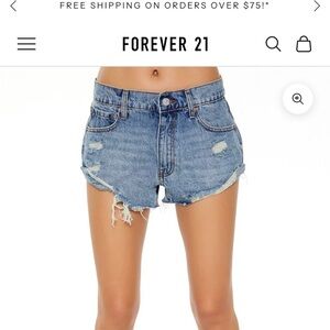 Denim Blue Women Shorts